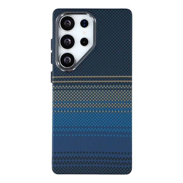 Magnetic Metal Frame case for Samsung Galaxy S26 Ultra, dark blue 1