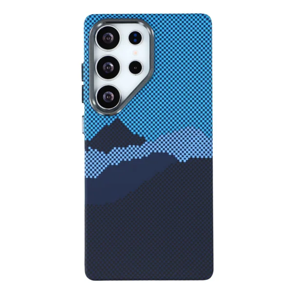Magnetic Metal Frame case for Samsung Galaxy S26 Ultra, blue 1