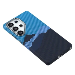 Magnetic Metal Frame case for Samsung Galaxy S26 Ultra, blue 3