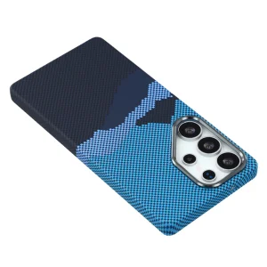 Magnetic Metal Frame case for Samsung Galaxy S26 Ultra, blue 4