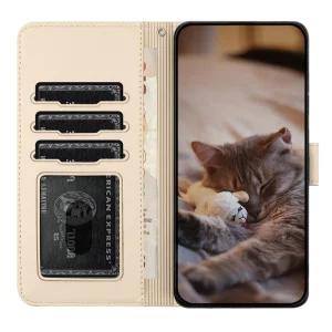 Калъф тефтер Wrist Strap за Samsung Galaxy S26 Ultra, бежов 3