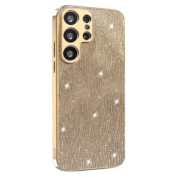 Калъф Ripple Texture за Samsung Galaxy S26 Ultra, златен 1