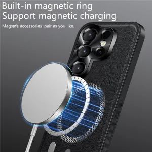 Калъф MagSF Metal Lens Frame за Samsung Galaxy S26 Ultra, черен 3