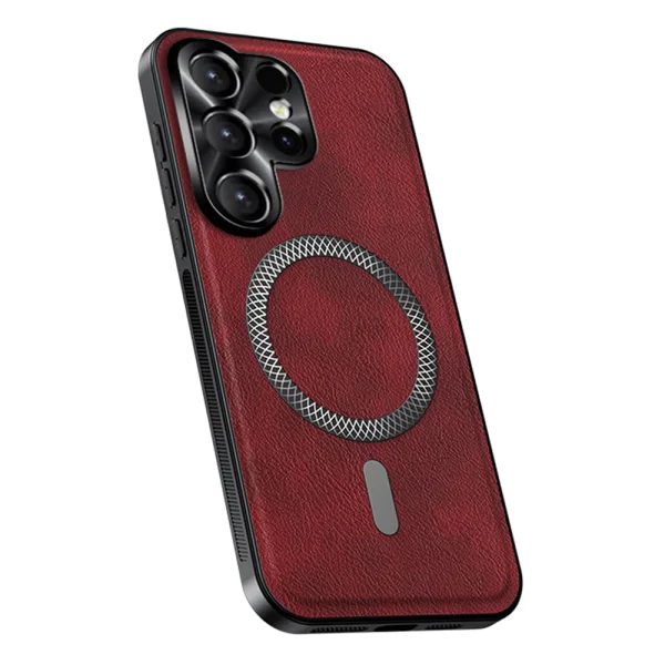 Калъф MagSF Metal Lens Frame за Samsung Galaxy S26 Ultra, червен 2