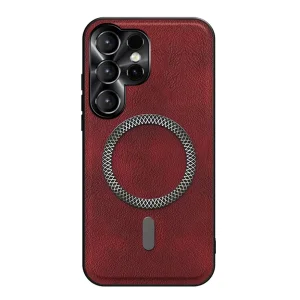 Калъф MagSF Metal Lens Frame за Samsung Galaxy S26 Ultra, червен