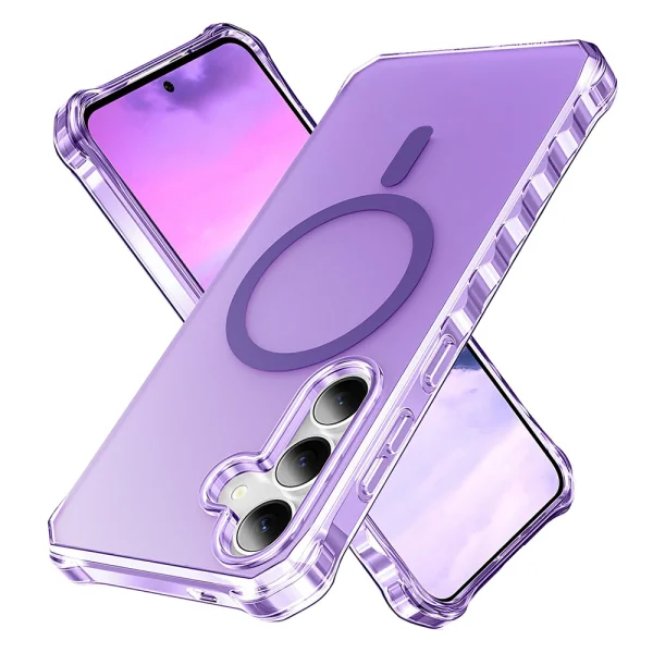 Калъф Wavy Magnetic за Samsung Galaxy S26, лилав 2