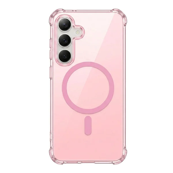 Калъф Wavy Magnetic за Samsung Galaxy S26, розов 1