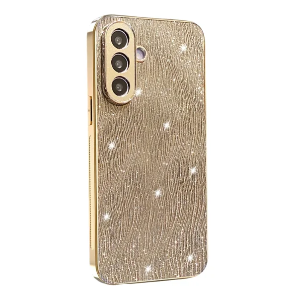 Ripple Texture Case for Samsung Galaxy S26, gold 1