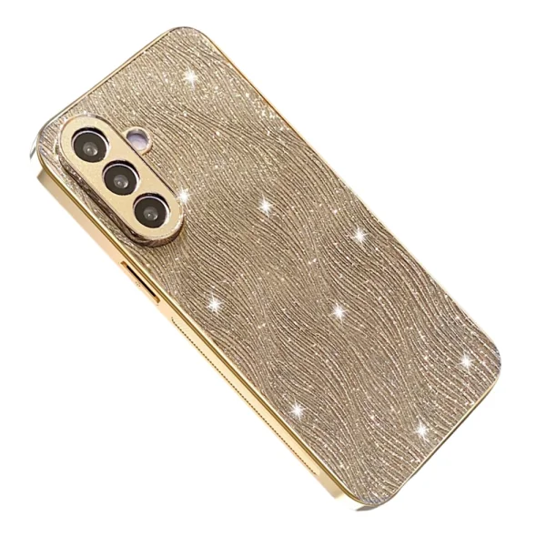 Ripple Texture Case for Samsung Galaxy S26, gold 2