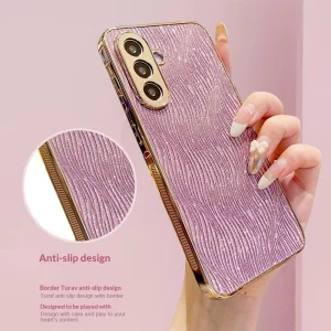 Ripple Texture Case for Samsung Galaxy S26, pink 3