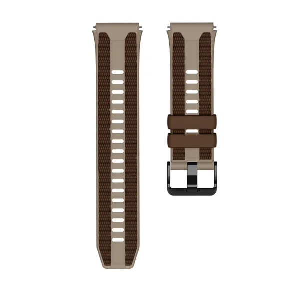 22mm Silicone Strap for Huawei Watch GT 6/6 Pro/5/5 Pro 46mm, brown 4
