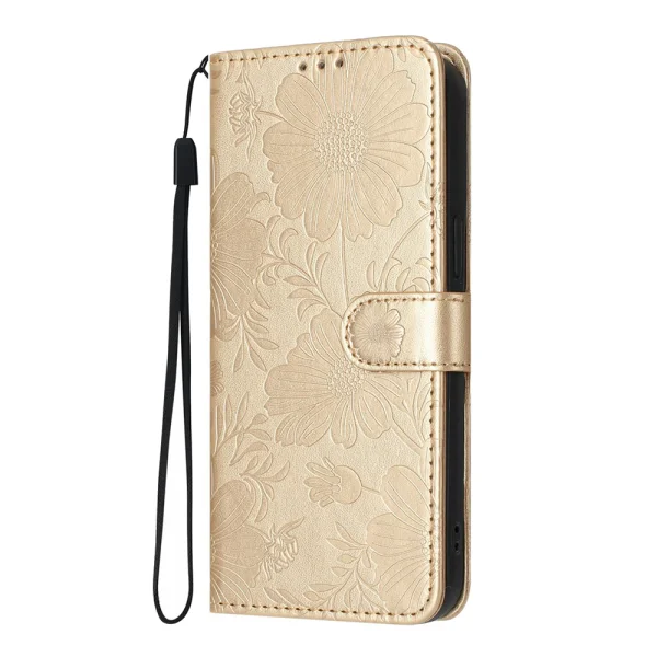 PU Leather Wallet Case for Samsung Galaxy S26 Plus, gold 1