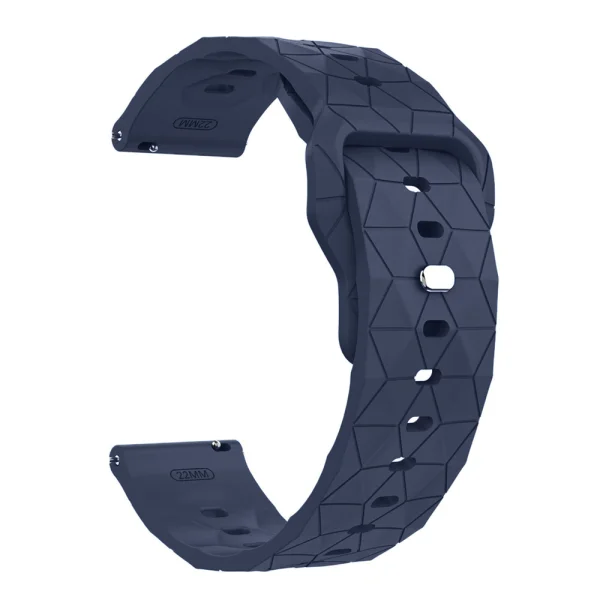 Silicone Strap Football 22mm for Huawei Watch GT 6/6 Pro/5/5 Pro 46mm, blue 3