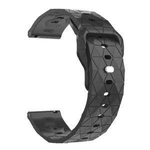 Silicone Strap Football 22mm for Huawei Watch GT 6/6 Pro/5/5 Pro 46mm, black 3