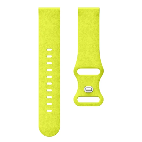 Силиконова каишка 22mm Litchi Texture за Huawei Watch GT 6/6 Pro/5/5 Pro  46mm, зелен 1