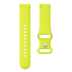 Силиконова каишка 22mm Litchi Texture за Huawei Watch GT 6/6 Pro/5/5 Pro  46mm, зелен