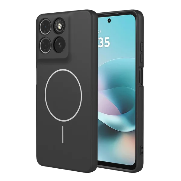 Удароустойчив калъф Liquid MagSf за Motorola Moto G67 Power 5G/G57 Power 5G, черен 1