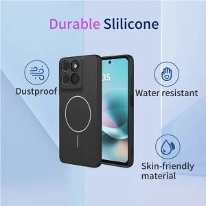 Удароустойчив калъф Liquid MagSf за Motorola Moto G67 Power 5G/G57 Power 5G, черен 3