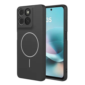 Удароустойчив калъф Liquid MagSf за Motorola Moto G67 Power 5G/G57 Power 5G, черен