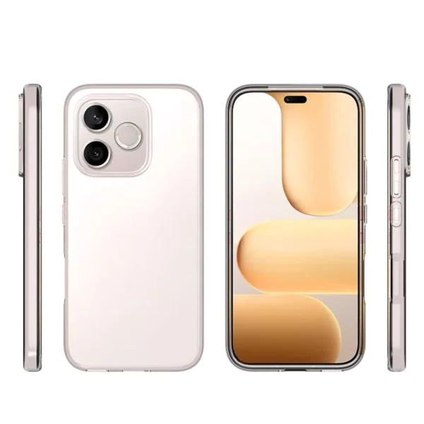 Watermark-Resistant Silicone Case for Honor 600 Lite 5G / 500 Smart 5G, transparent 2