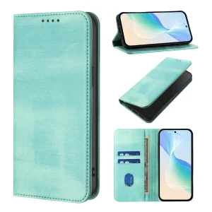 Калъф тефтер Leather Retro Texture за Honor 600 Lite 5G, зелен 4