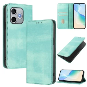 Калъф тефтер Leather Retro Texture за Honor 600 Lite 5G, зелен 3