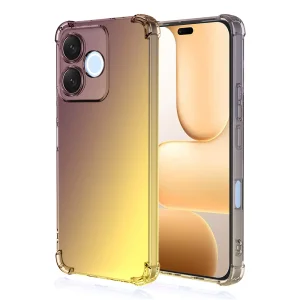 Калъф Anti-Dropt Color за Honor 600 Lite 5G, лилав-златен