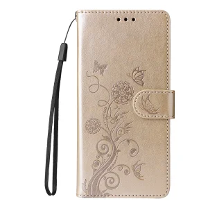 Flip Wallet Case Leather Wallet Stand for Honor 600 Lite 5G, gold 3