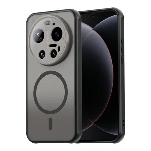 Удароустойчив калъф Matte PC + TPU Anti-Drop за Xiaomi 17 Ultra 5G, черен