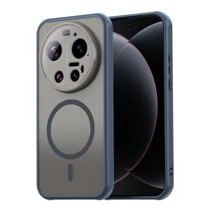 Удароустойчив калъф Matte PC + TPU Anti-Drop за Xiaomi 17 Ultra 5G, син