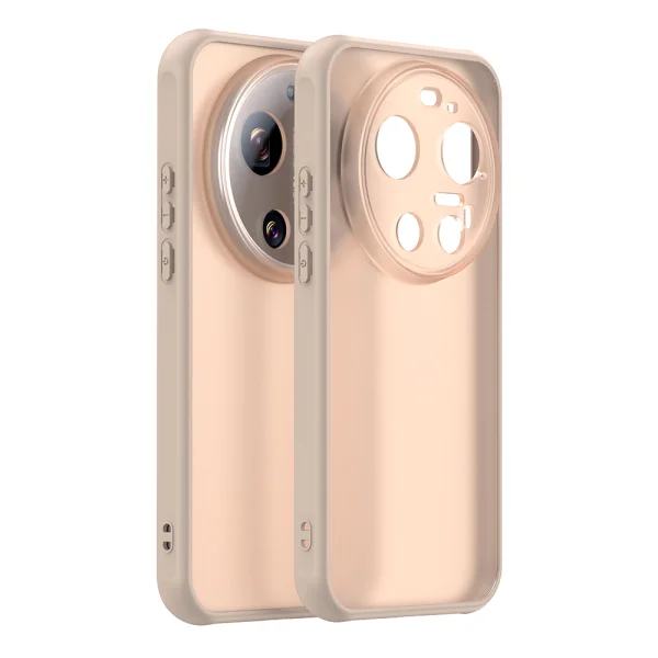 Калъф Drop Proof Airbags за Xiaomi 17 Ultra 5G, бежов 1