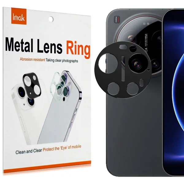 IMAK camera protector for Xiaomi 17 Ultra 5G, black 3