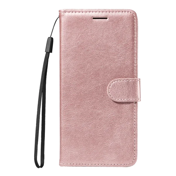 Калъф тефтер Leather Wallet Stand за Motorola Moto G57 Power 5G/ G67 Power 5G, розов 1