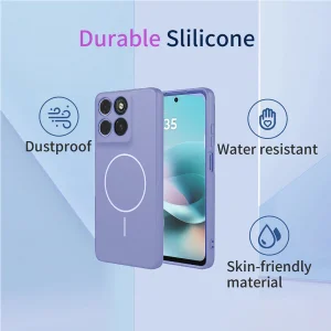 Удароустойчив калъф Liquid MagSf за Motorola Moto G67 Power 5G/G57 Power 5G, лилав 3