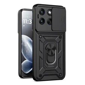 Удароустойчив калъф CamShield Series AMORUS за Motorola Edge 70 Fusion+ 5G / Edge 70, черен