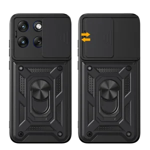 Удароустойчив калъф CamShield Series AMORUS за Motorola Edge 70 Fusion+ 5G / Edge 70, черен 3