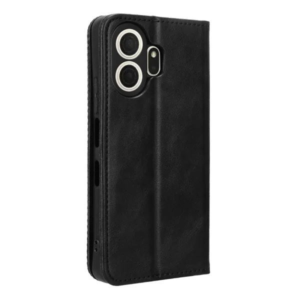 Retro Texture wallet case for TCL NxtPaper 70 Pro 5G, black 2