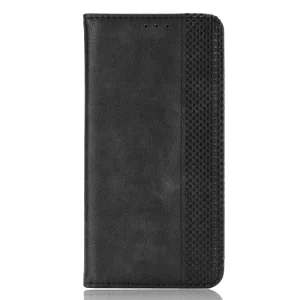 Калъф тефтер Retro Texture за TCL NxtPaper 70 Pro 5G, черен