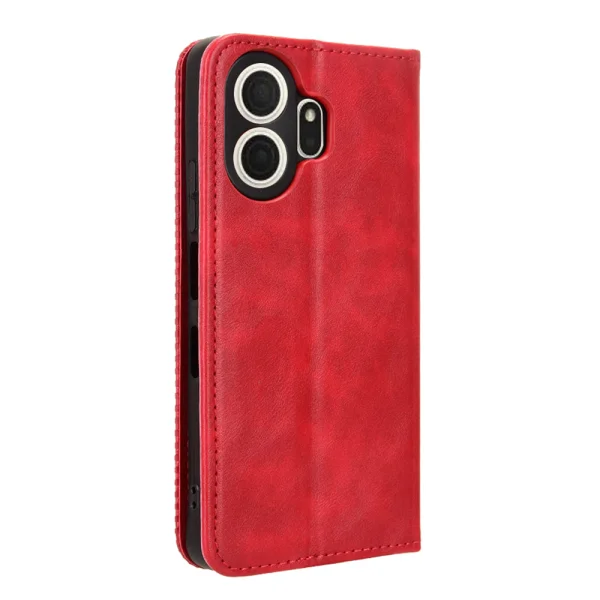 Калъф тефтер Retro Texture за TCL NxtPaper 70 Pro 5G, червен 2