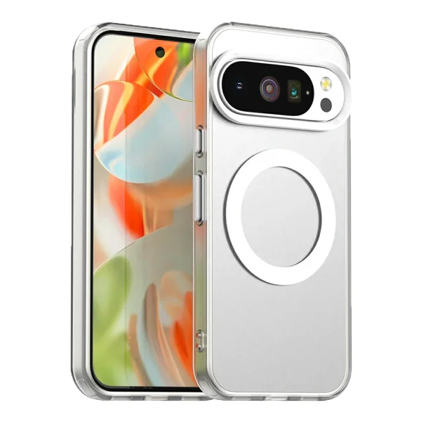 Удароустойчив калъф MagSF Matte Anti Drop за Google Pixel 10 Pro XL, прозрачен 1