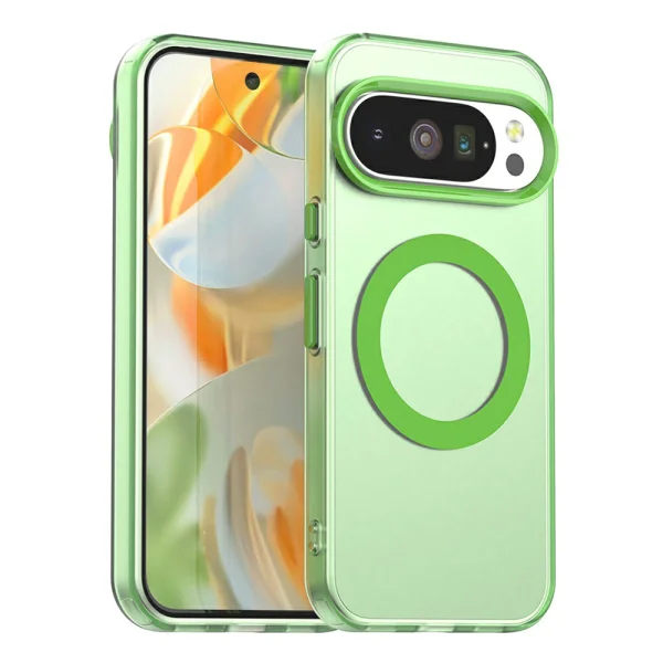 Shockproof case MagSF Matte Anti Drop for Google Pixel 10 Pro XL, green 1