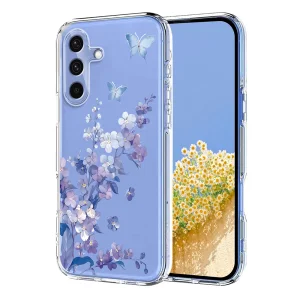 Силиконов калъф TPU Pattern Printing за Samsung Galaxy S25 FE, цветя