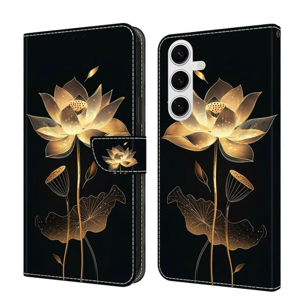Wallet case Printing for Samsung Galaxy S25 FE, flower 3