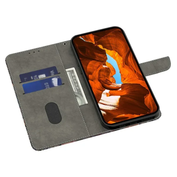 Wallet case Printing for Samsung Galaxy S25 FE, flower 3