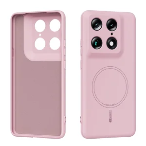 Силиконов Калъф ABEEL MagSF за Motorola Moto X70 Air Pro 5G/Signature 5G, розов