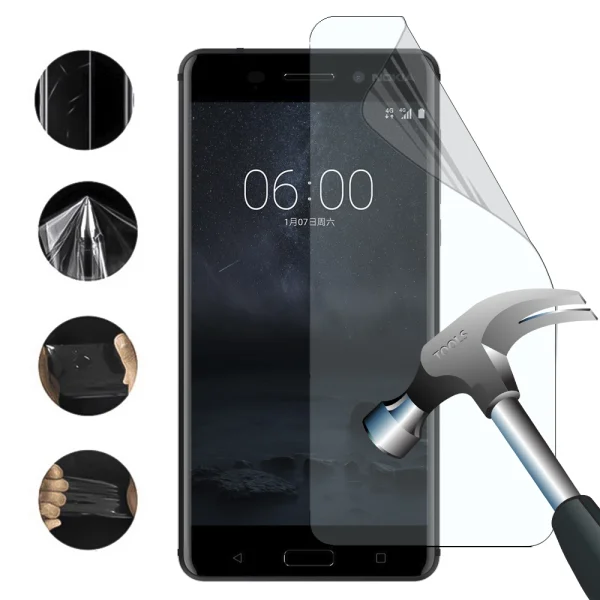 Хидрогел протектор Anti-Shock за Nokia 6 2018, front full 1
