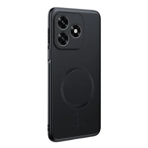 Калъф Magnetic Case Leather за Huawei Honor X5c 4G, черен