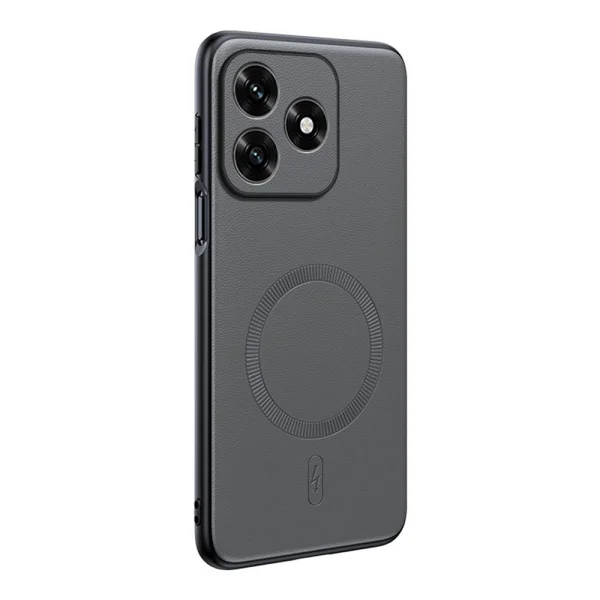 Калъф Magnetic Case Leather за Huawei Honor X5c 4G, сив 1
