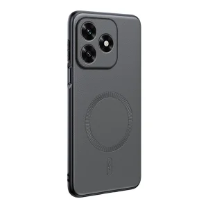 Калъф Magnetic Case Leather за Huawei Honor X5c 4G, сив