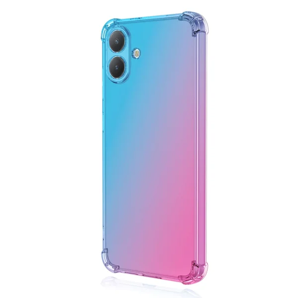 Удароустойчив калъф Gradient Color Anti-Drop за Samsung Galaxy A07, син-розов 2